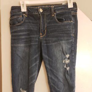 American Eagle Distressed Jeans *Size 10 LONG*